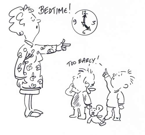 Bedtime - cartoon