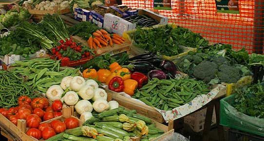 vegetable stall