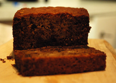 banana choc chip loaf