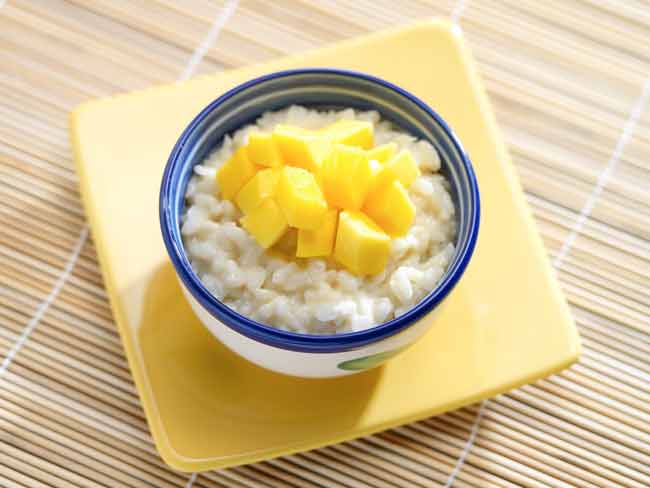cocnut rice pudding