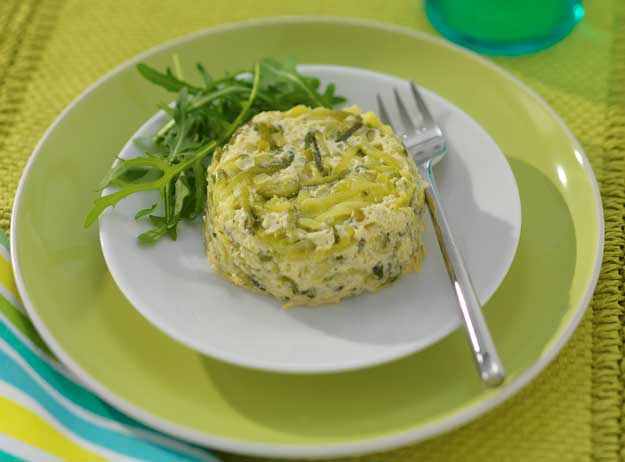 Courgette flan